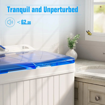 Portable washing machine, 28-pound twin-tub washing machine, compact washing machine